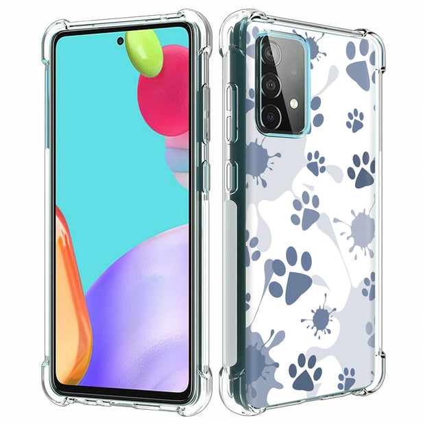 Paw Color 3 Print Slim Cover For Samsung Galaxy A (A42, A35, A25, A15, A11, A03S), Print in USA