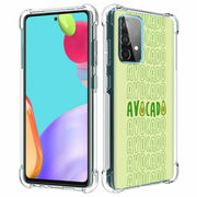 Avocado Text  Print Slim Cover For Samsung Galaxy A (A42, A35, A25, A15, A11, A03S), Print in USA