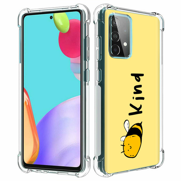 Bee Kind Print Slim Cover For Samsung Galaxy A (A42, A35, A25, A15, A11, A03S), Print in USA