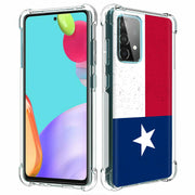 Texas Flag Print Slim Cover For Samsung Galaxy A (A42, A35, A25, A15, A11, A03S), Print in USA