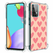 Red Hearts Print Slim Cover For Samsung Galaxy A (A42, A35, A25, A15, A11, A03S), Print in USA