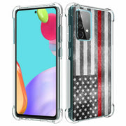 Thin Red Line Print Slim Cover For Samsung Galaxy A (A42, A35, A25, A15, A11, A03S), Print in USA