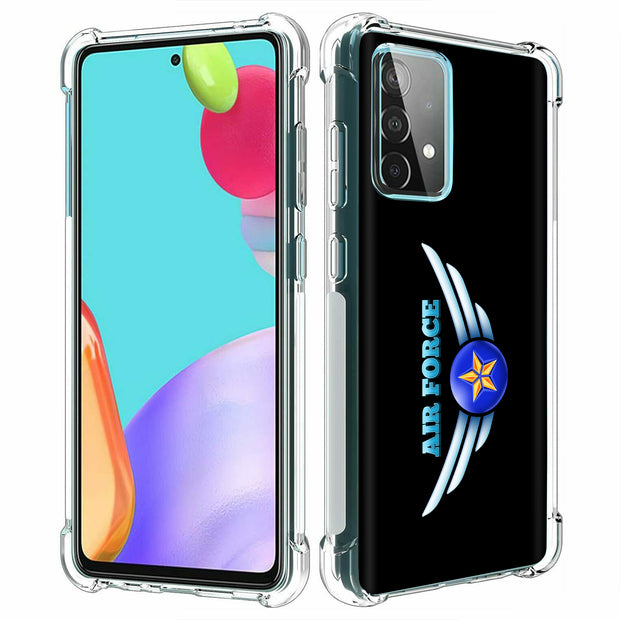 US Air Force 3 Print Slim Cover For Samsung Galaxy A (A42, A35, A25, A15, A11, A03S), Print in USA