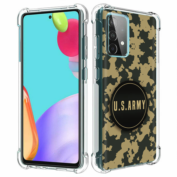 US Army 1 Print Slim Cover For Samsung Galaxy A (A42, A35, A25, A15, A11, A03S), Print in USA