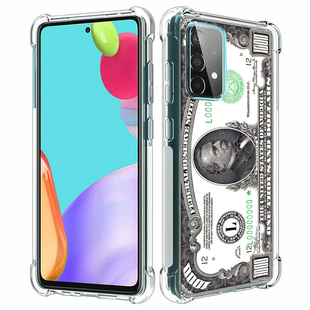 1,000 Dollars Print Slim Cover For Samsung Galaxy A (A42, A35, A25, A15, A11, A03S), Print in USA