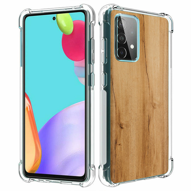 Wood 12 Print Slim Cover For Samsung Galaxy A (A42, A35, A25, A15, A11, A03S), Print in USA