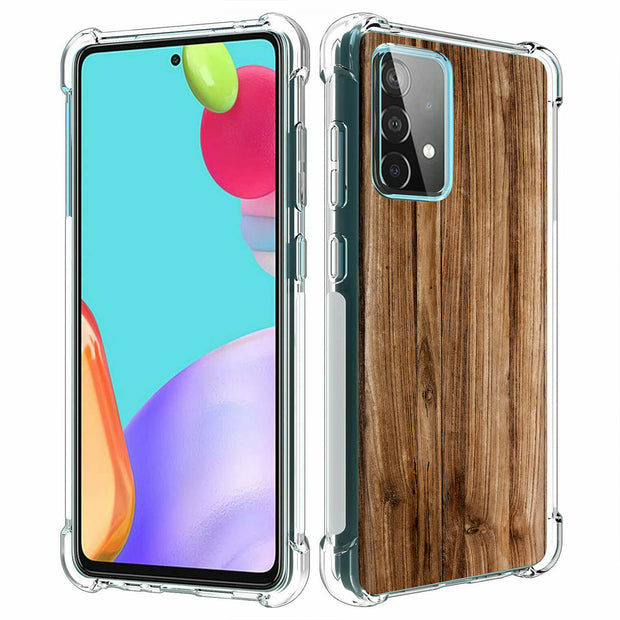 Wood 19 Print Slim Cover For Samsung Galaxy A (A42, A35, A25, A15, A11, A03S), Print in USA