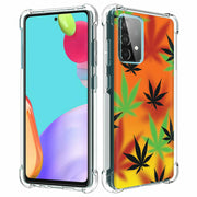 Color Marijuana Print Slim Cover For Samsung Galaxy A (A42, A35, A25, A15, A11, A03S), Print in USA