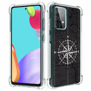 Map Compass Print Slim Cover For Samsung Galaxy A (A42, A35, A25, A15, A11, A03S), Print in USA