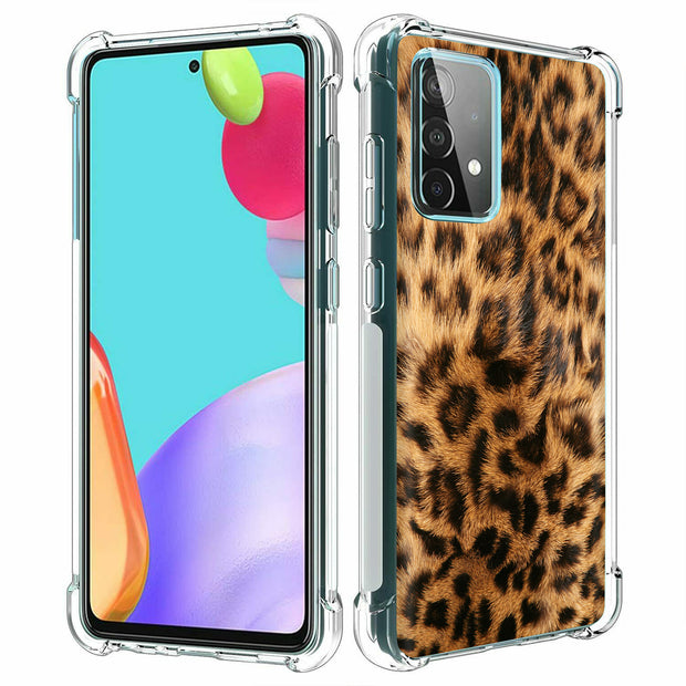 Leopard Skin Print Slim Cover For Samsung Galaxy A (A42, A35, A25, A15, A11, A03S), Print in USA