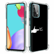 Pew Pew Hand Print Slim Cover For Samsung Galaxy A (A42, A35, A25, A15, A11, A03S), Print in USA