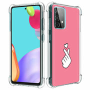 Finger Heart Print Slim Cover For Samsung Galaxy A (A42, A35, A25, A15, A11, A03S), Print in USA