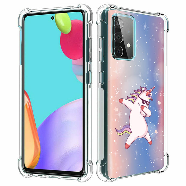 Unicorn Dab Print Slim Cover For Samsung Galaxy A (A42, A35, A25, A15, A11, A03S), Print in USA