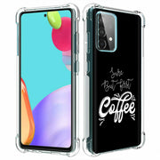 First Coffee Print Slim Cover For Samsung Galaxy A (A42, A35, A25, A15, A11, A03S), Print in USA