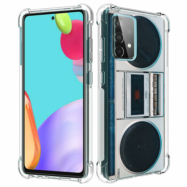 Old Radio Print Slim Cover For Samsung Galaxy A (A42, A35, A25, A15, A11, A03S), Print in USA