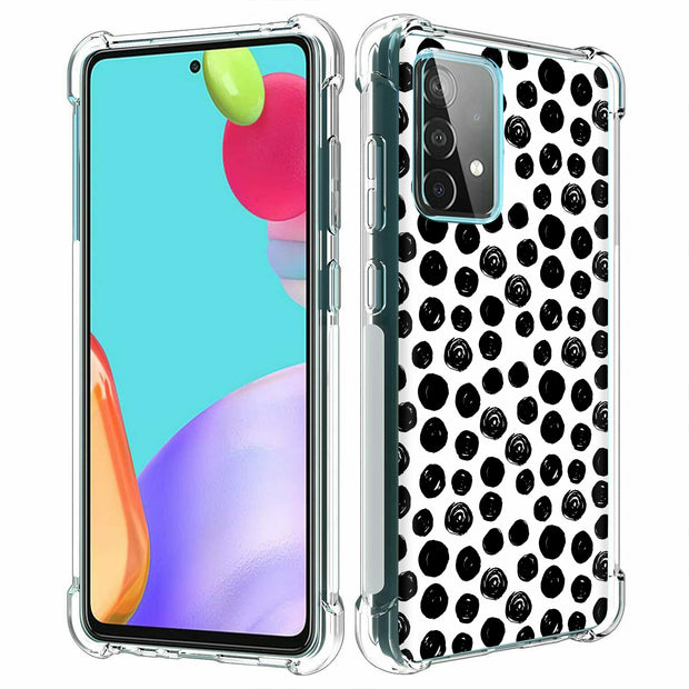 Polka Dot 8 Print Slim Cover For Samsung Galaxy A (A42, A35, A25, A15, A11, A03S), Print in USA