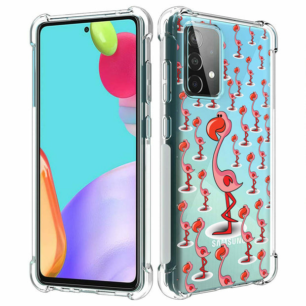 Flamingo One Print Slim Cover For Samsung Galaxy A (A42, A35, A25, A15, A11, A03S), Print in USA