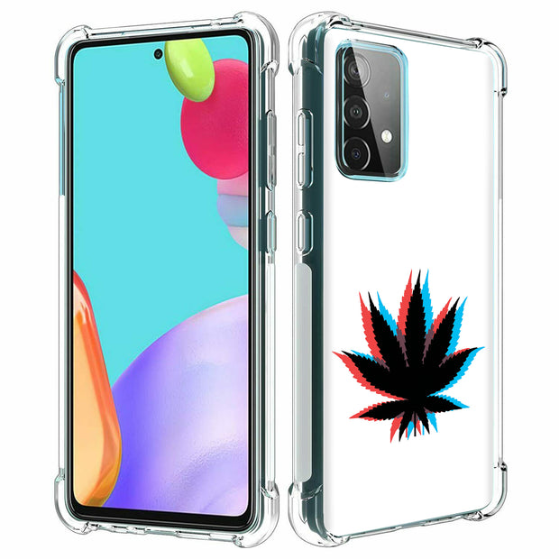 Weed 3D  Print Slim Cover For Samsung Galaxy A (A42, A35, A25, A15, A11, A03S), Print in USA