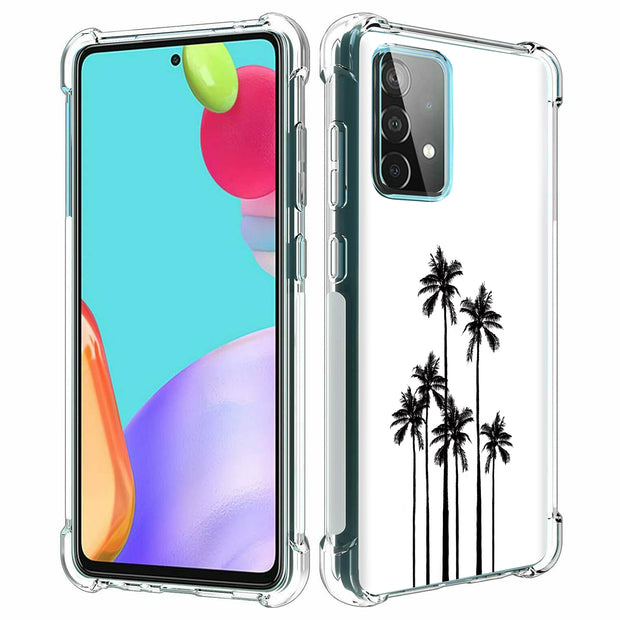 Palm Trees Print Slim Cover For Samsung Galaxy A (A42, A35, A25, A15, A11, A03S), Print in USA