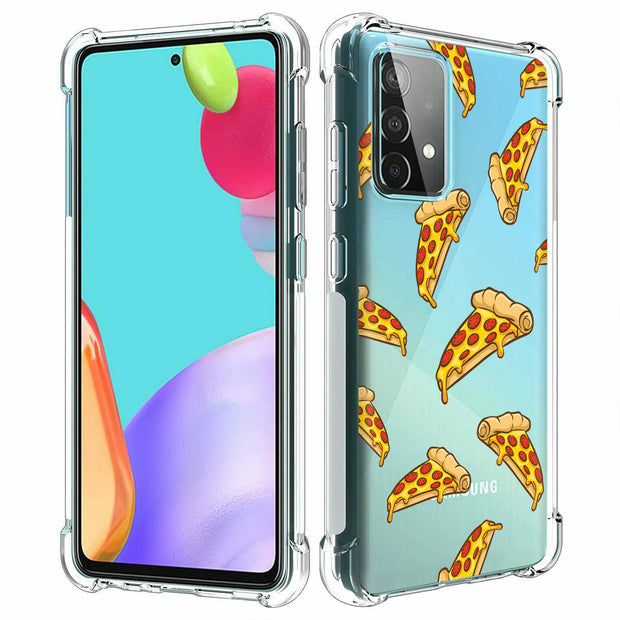 Yummy Pizza Print Slim Cover For Samsung Galaxy A (A42, A35, A25, A15, A11, A03S), Print in USA