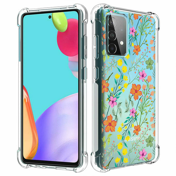 Flower 20 Print Slim Cover For Samsung Galaxy A (A42, A35, A25, A15, A11, A03S), Print in USA