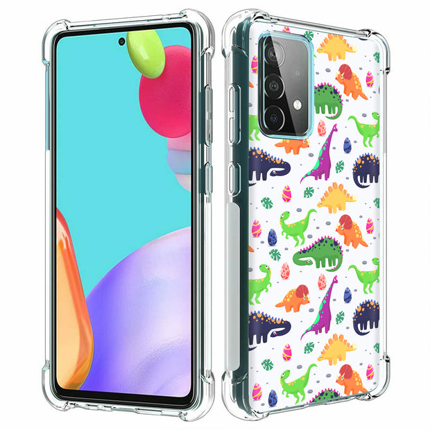 Dinosaur 7 Print Slim Cover For Samsung Galaxy A (A42, A35, A25, A15, A11, A03S), Print in USA