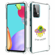 Alien Weird Print Slim Cover For Samsung Galaxy A (A42, A35, A25, A15, A11, A03S), Print in USA