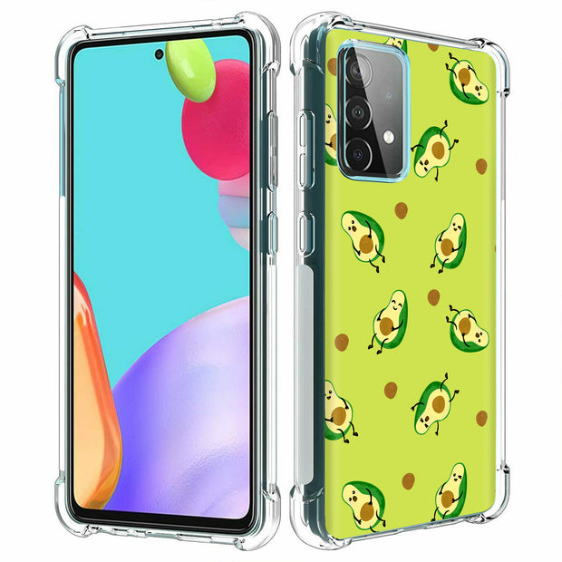 Avocado 2 Print Slim Cover For Samsung Galaxy A (A42, A35, A25, A15, A11, A03S), Print in USA