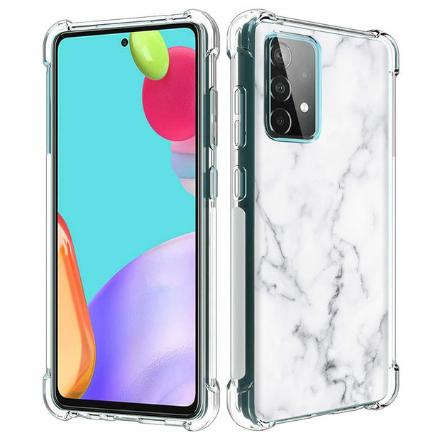 Black Marble 2 Print Slim Cover For Samsung Galaxy A (A42, A35, A25, A15, A11, A03S), Print in USA
