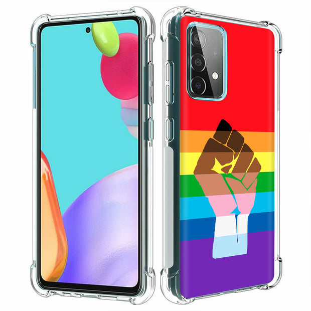 BLM Pride Print Slim Cover For Samsung Galaxy A (A42, A35, A25, A15, A11, A03S), Print in USA