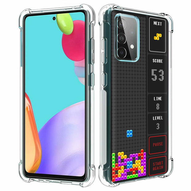 Retro Games 2 Print Slim Cover For Samsung Galaxy A (A42, A35, A25, A15, A11, A03S), Print in USA