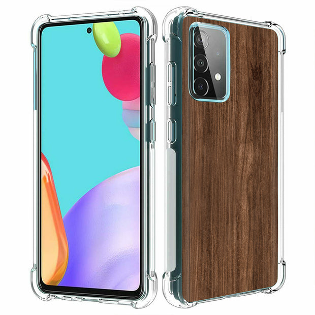 Wood 3 Print Slim Cover For Samsung Galaxy A (A42, A35, A25, A15, A11, A03S), Print in USA