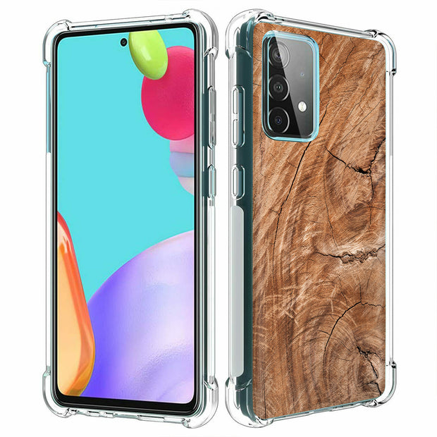 Wood 18 Print Slim Cover For Samsung Galaxy A (A42, A35, A25, A15, A11, A03S), Print in USA