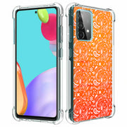 Orange Bandana Print Slim Cover For Samsung Galaxy A (A42, A35, A25, A15, A11, A03S), Print in USA