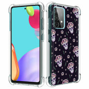 Skull Floral 1 Print Slim Cover For Samsung Galaxy A (A42, A35, A25, A15, A11, A03S), Print in USA