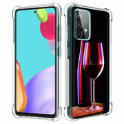 Red Wine Glass Print Slim Cover For Samsung Galaxy A (A42, A35, A25, A15, A11, A03S), Print in USA