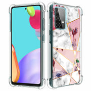 Marble Flower Print Slim Cover For Samsung Galaxy A (A42, A35, A25, A15, A11, A03S), Print in USA