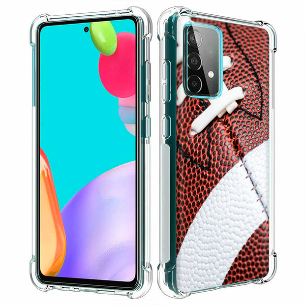 Football 4 Print Slim Cover For Samsung Galaxy A (A42, A35, A25, A15, A11, A03S), Print in USA