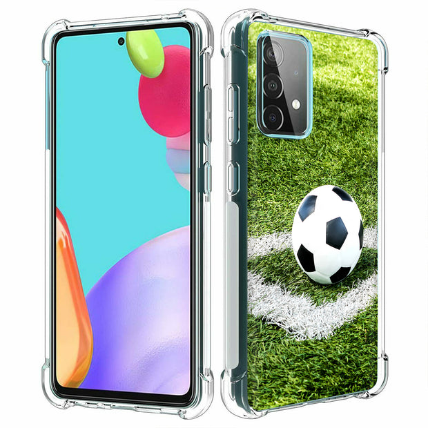 Soccer  Print Slim Cover For Samsung Galaxy A (A42, A35, A25, A15, A11, A03S), Print in USA