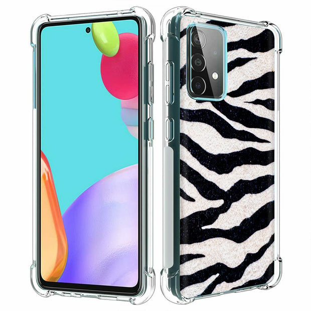 Zebra Stripe 1 Print Slim Cover For Samsung Galaxy A (A42, A35, A25, A15, A11, A03S), Print in USA