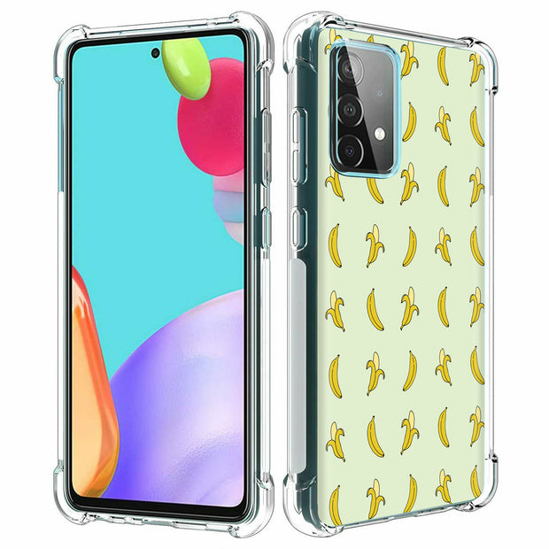 Cute Bananas Print Slim Cover For Samsung Galaxy A (A42, A35, A25, A15, A11, A03S), Print in USA