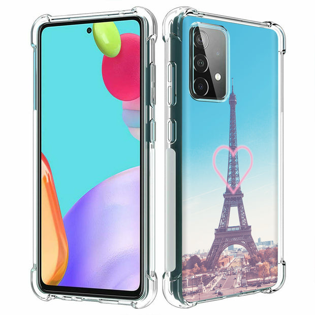 Fall in Paris Print Slim Cover For Samsung Galaxy A (A42, A35, A25, A15, A11, A03S), Print in USA