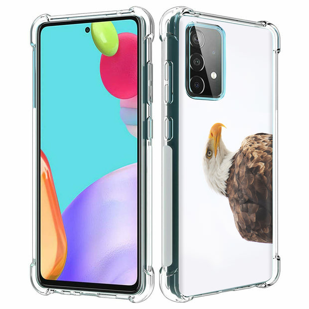 Eagle Photo Print Slim Cover For Samsung Galaxy A (A42, A35, A25, A15, A11, A03S), Print in USA