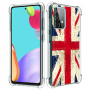 Old UK Flag Print Slim Cover For Samsung Galaxy A (A42, A35, A25, A15, A11, A03S), Print in USA