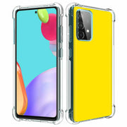 Yellow Print Slim Cover For Samsung Galaxy A (A42, A35, A25, A15, A11, A03S), Print in USA