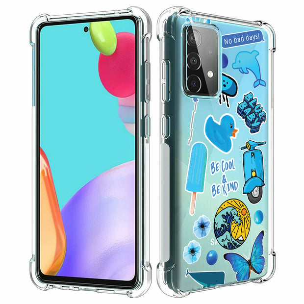 Butterfly Duck Print Slim Cover For Samsung Galaxy A (A42, A35, A25, A15, A11, A03S), Print in USA