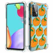 Orange Fruit Print Slim Cover For Samsung Galaxy A (A42, A35, A25, A15, A11, A03S), Print in USA