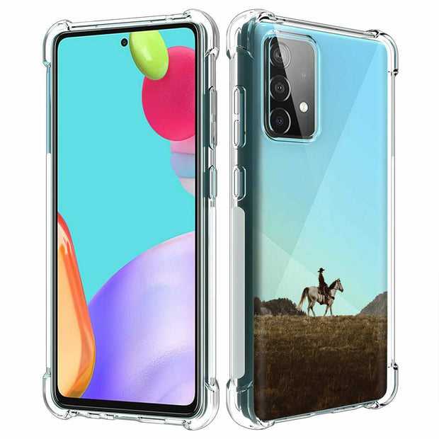 Horse Riding Print Slim Cover For Samsung Galaxy A (A42, A35, A25, A15, A11, A03S), Print in USA