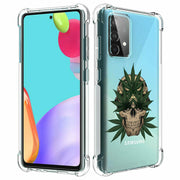 Marijuana Skull Print Slim Cover For Samsung Galaxy A (A42, A35, A25, A15, A11, A03S), Print in USA