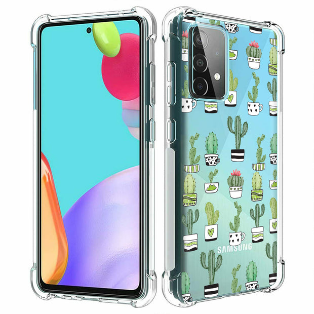 Cute Cactus  Print Slim Cover For Samsung Galaxy A (A42, A35, A25, A15, A11, A03S), Print in USA